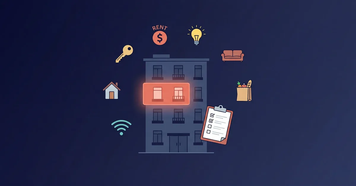 How to Budget for Your First Apartment: Complete Checklist
